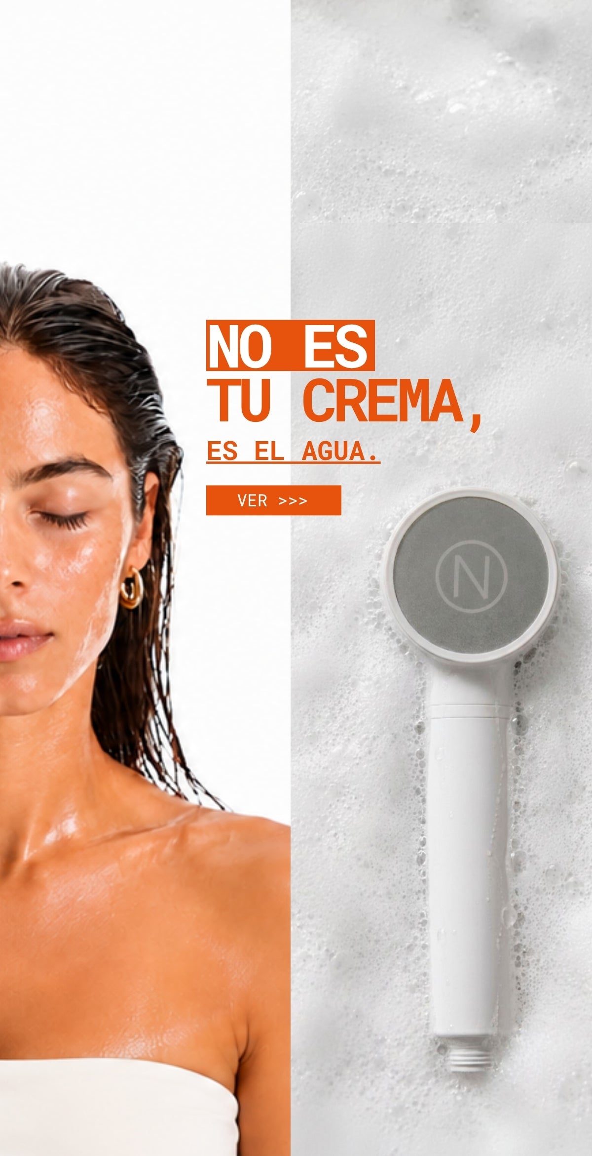 No es tu crema, es el agua. Naire Skin Co.